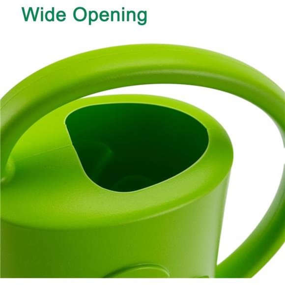 1 Gallon Watering Can for Outdoor Plants, Plastic Garden w/ Sprinkler Head - Picture 4 of 5